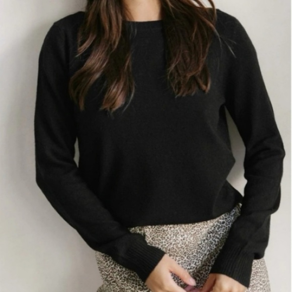 Jenni Kayne | 100% Merino Wool Hudson Long Sleeve Sweater